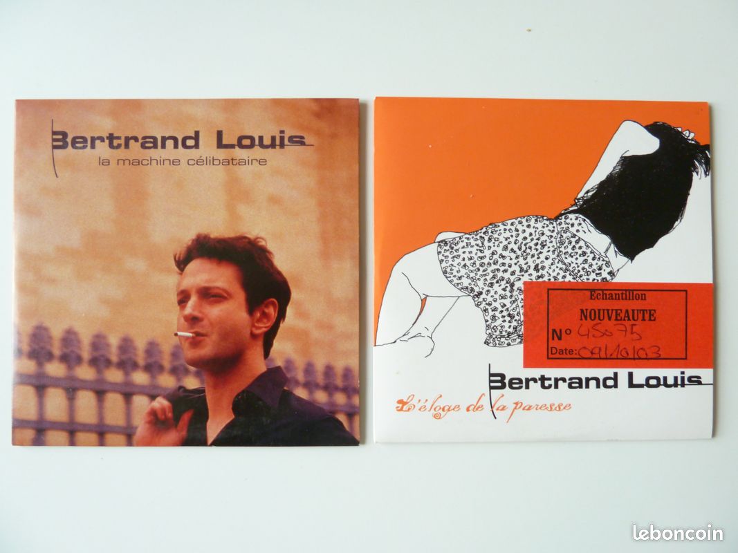BERTRAND LOUIS lot 2 cd promotionnels neufs - 1