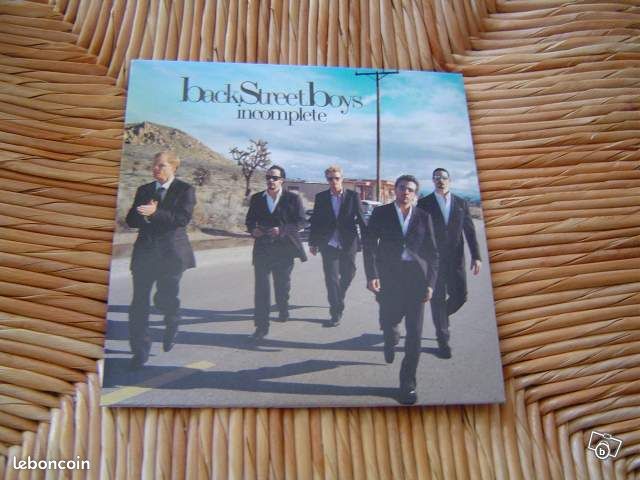 CD 2 titres Back Street Boys "Incomplete" - 1