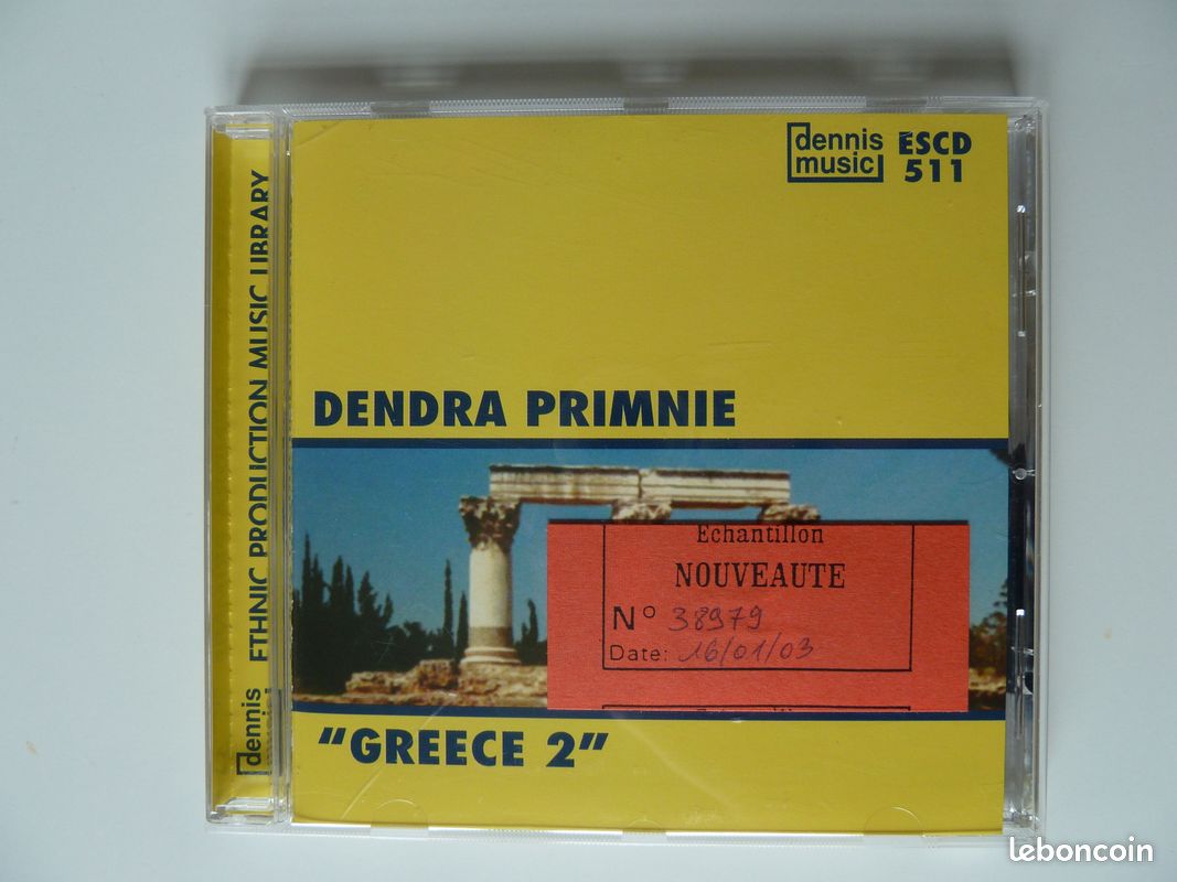 Cd neuf MUSIC LIBRARY DENNIS MUSIC Greece 2 - 1