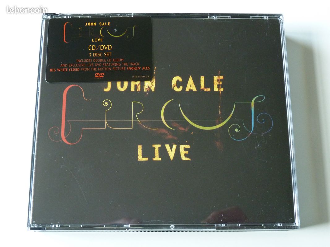 Coffret JOHN CALE Circus LIVE 2 cd+dvd comme neuf - 1