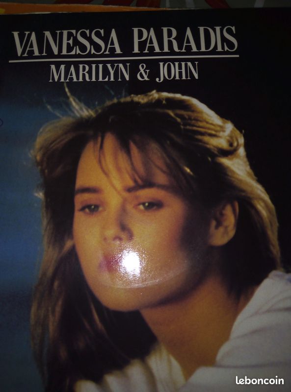 45t vinyle VANESSA PARADIS Marilyn & John. 1988. TBE - 1