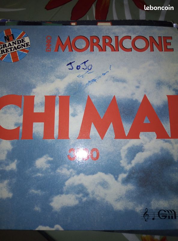 45t vinyle ENNIO MORRICONE CHIMAI le professionnel. TBE ' - 1