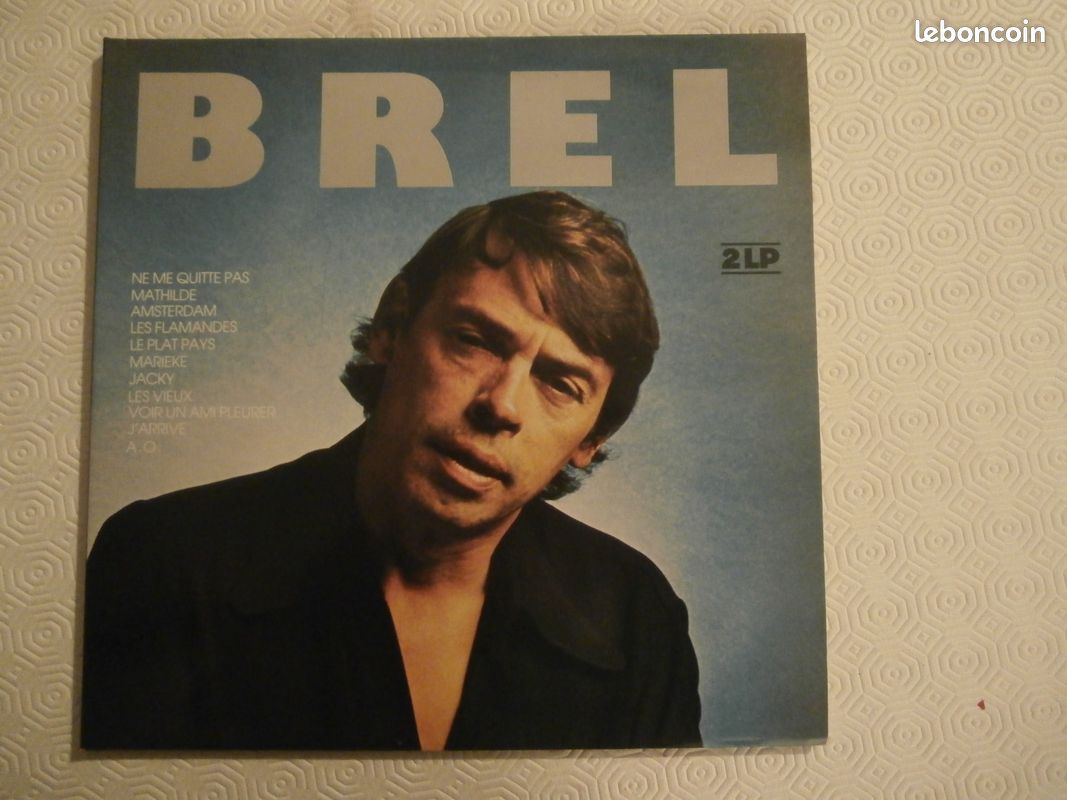 Vinyle 33T Jacques Brel coffret 2 disques RARE - 1
