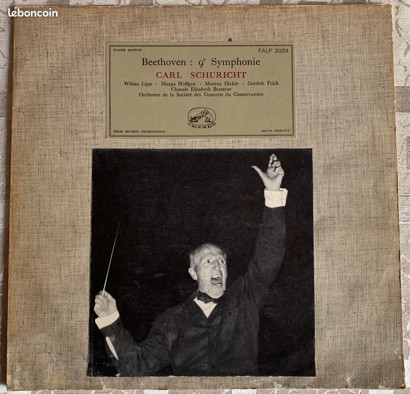 Disque vinyle (33 tours) - Symphonie n°9 BEETHOVEN - 1