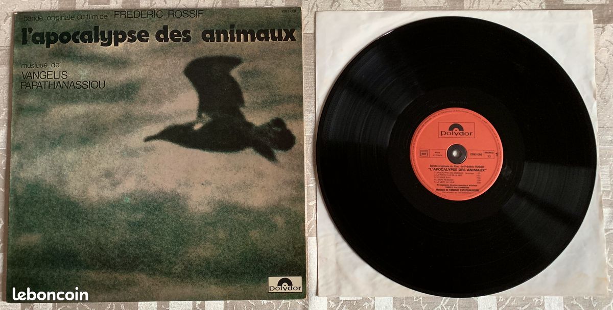 Disque vinyle (33 tours) L'apocalypse des animaux - 1