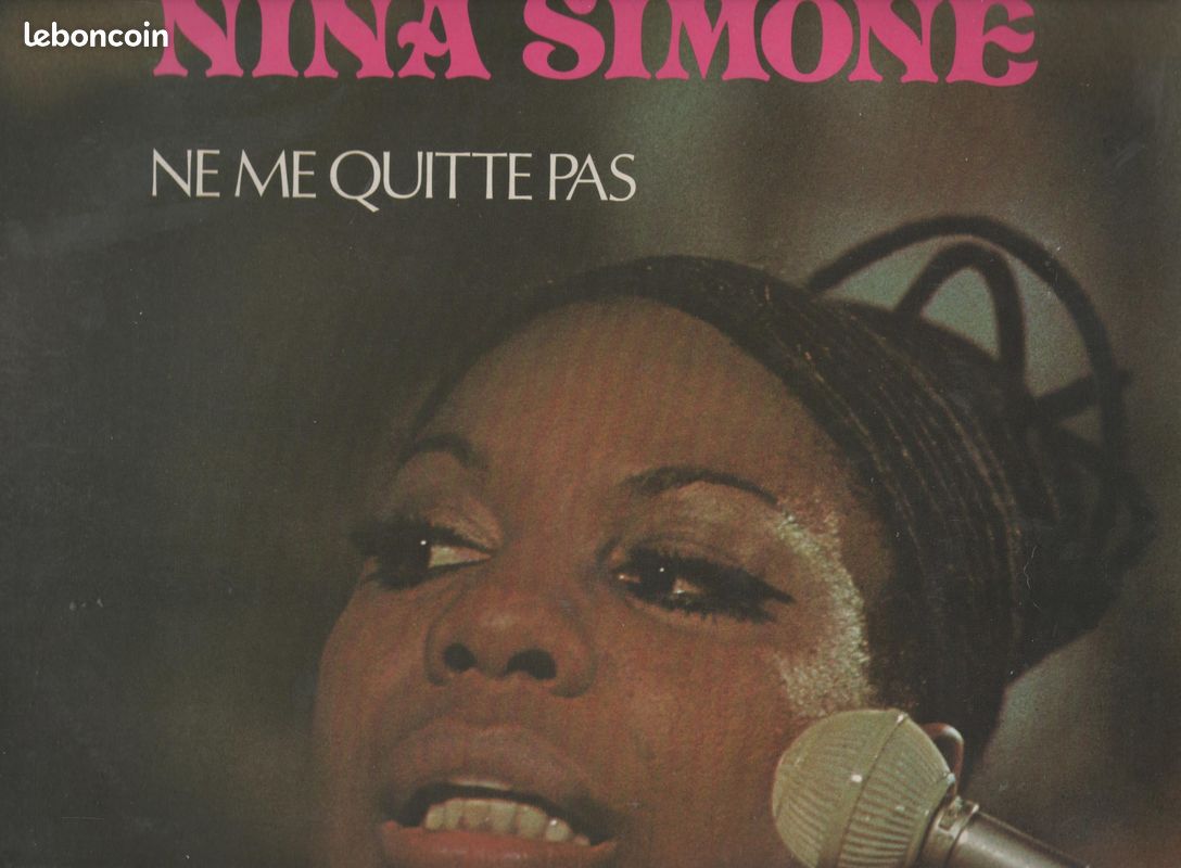 Disque Vinyle".Nina Simone.Ne me quitte pas.1975 - 1