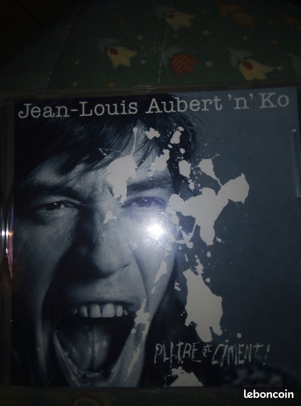 CD jean Louis AUBERT plâtre et ciment. TBE - 1