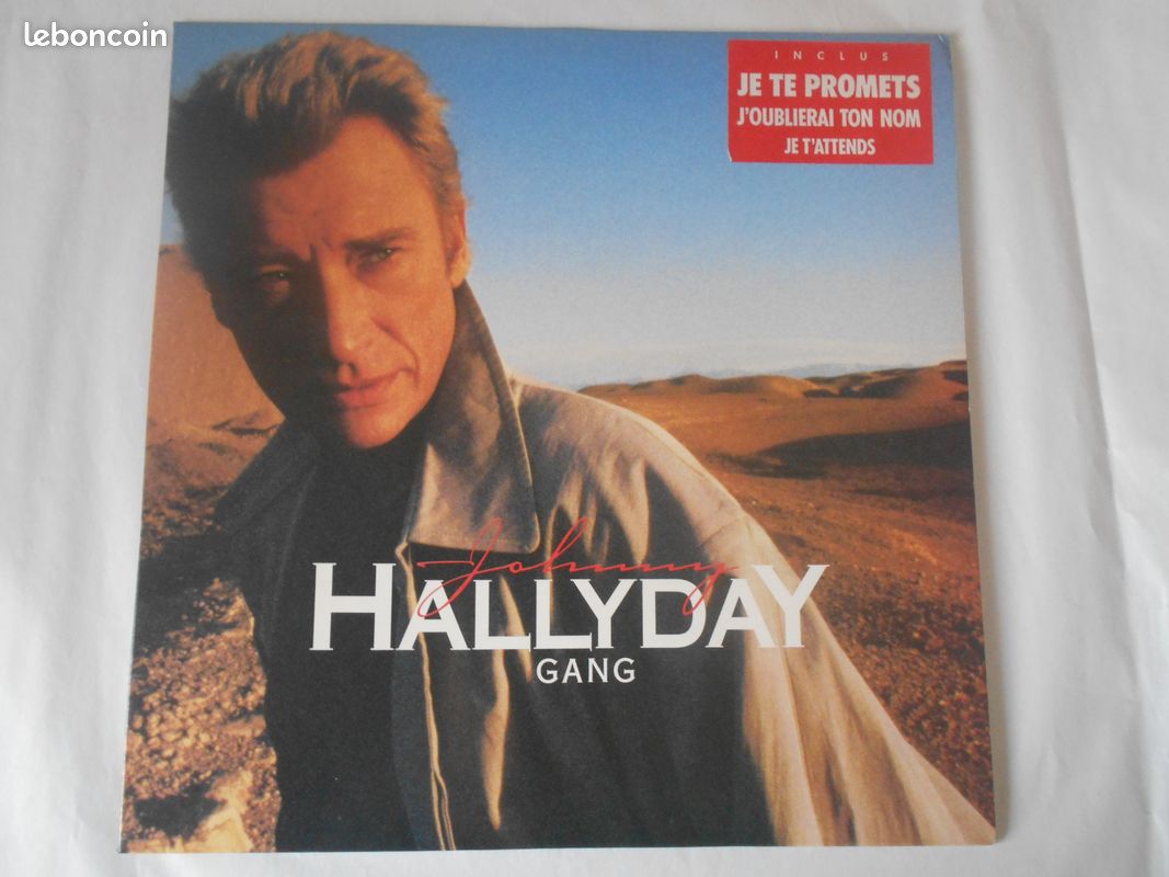 Disque vinyle 33 T Johnny Hallyday - 1