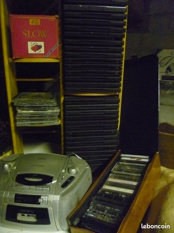Poste cassettes cd et range cd - 1