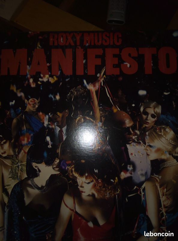 33t vinyle ROXY MUSIC manifesto 1979. Import US. TBE - 1