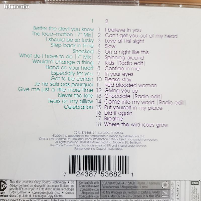 CD kylie minogue ultimate best of - 1