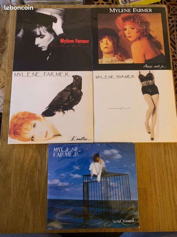 Lot de 5 CD digipack de Mylène Farmer neuf - 1