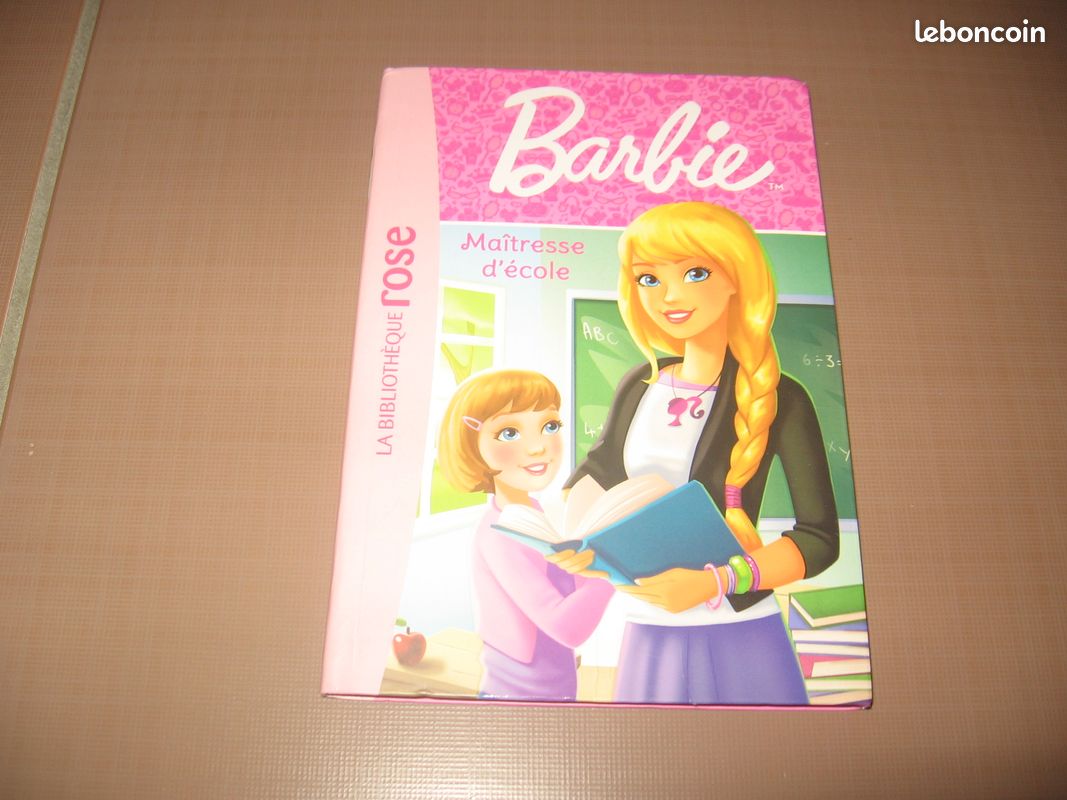 Livre enfant : bibliothèque rose "barbie" - 1