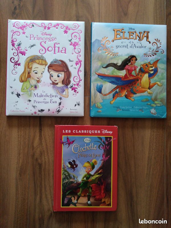 Livres Princesse Sofia, Elena d'Avalor, Clochette - 1