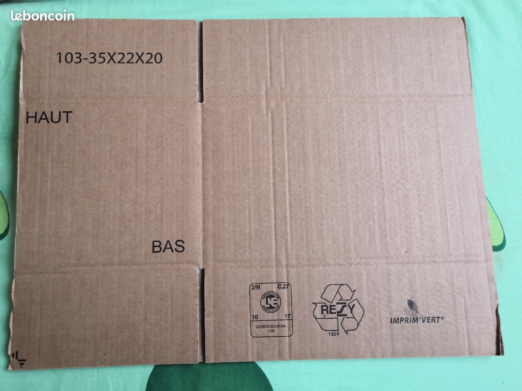 Carton emballage double cannelure pour envoie ou déménagement - 1
