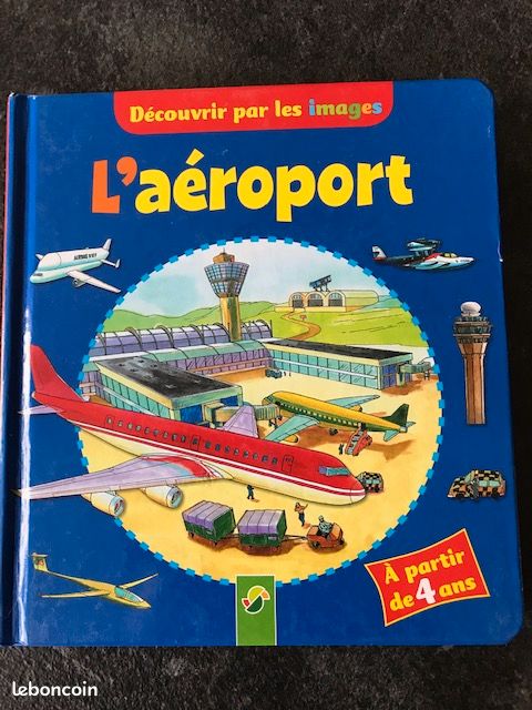 Livre enfant "L'aéroport" dès 4 ans (pages cartonnées rigides) - 1