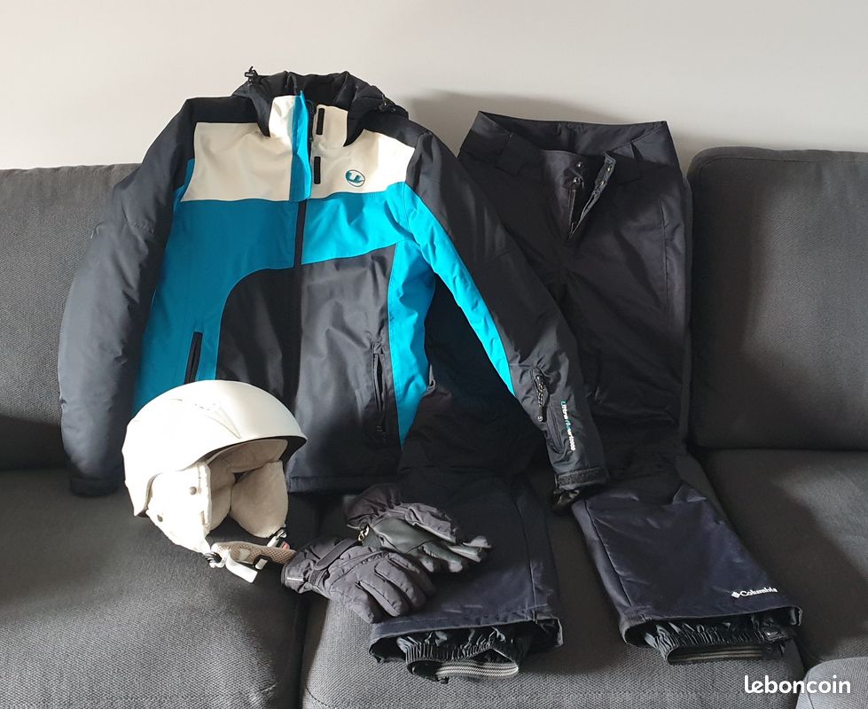 Ensemble vêtements de ski Femme XS & casque & gants - 1