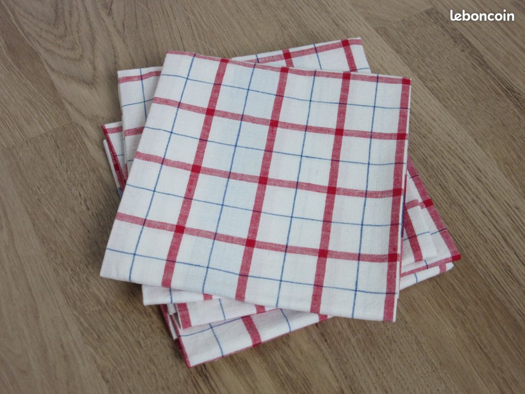 4 serviettes de table vintage - 1