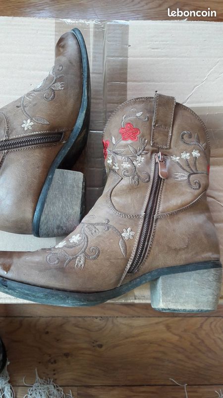 Chaussures style country taille 36 - 1