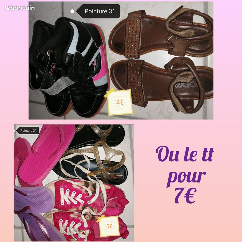 Lot chaussures fille - 1