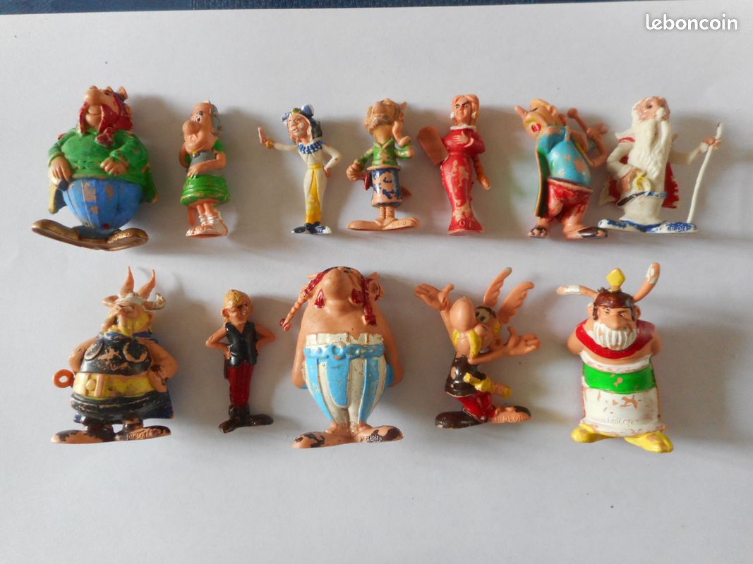 Figurines Astérix Huilor Série complète 1967 - 1