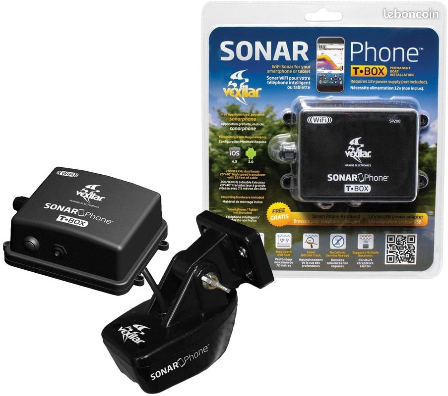 Sondeur wifi Vexilar Sonarphone TBox SP200A - 1