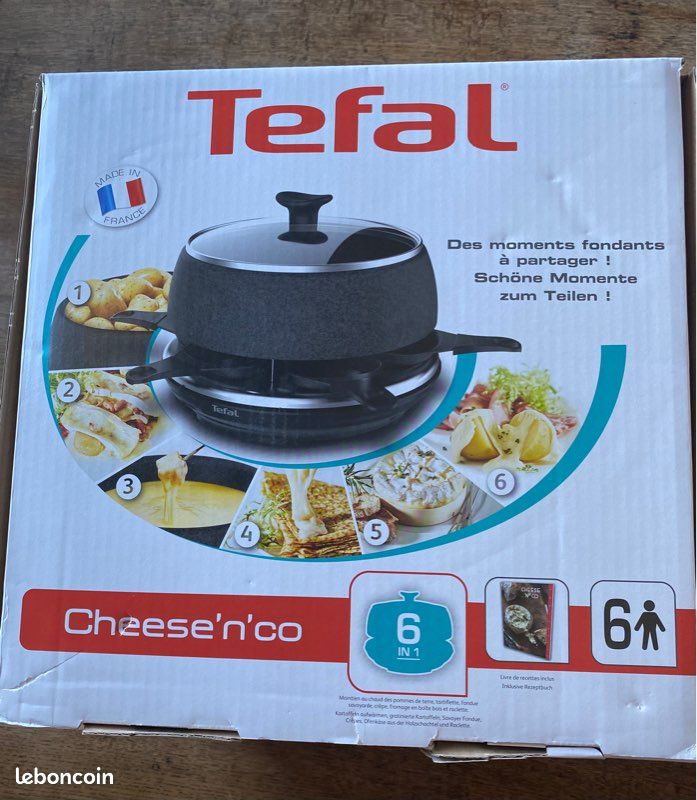 Appareil a raclette Tefal Cheese’n’co neuf - 1