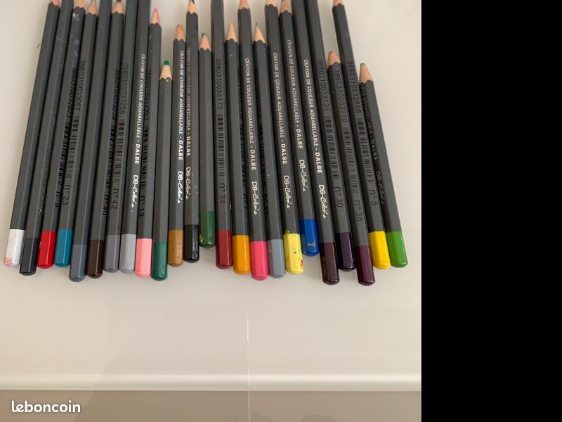 Crayons de couleurs aquarelellables DALBE - 1