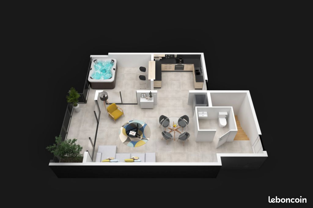 Duplex 3 pièces 114 m² - 1