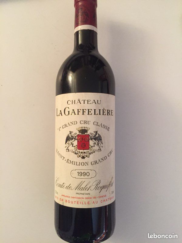 Vin Bordeaux La Gaffeliere 1990 - 1