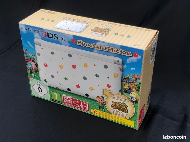 Nintendo 3DS XL - Edition Spéciale Animal Crossing + 9 jeux - 1