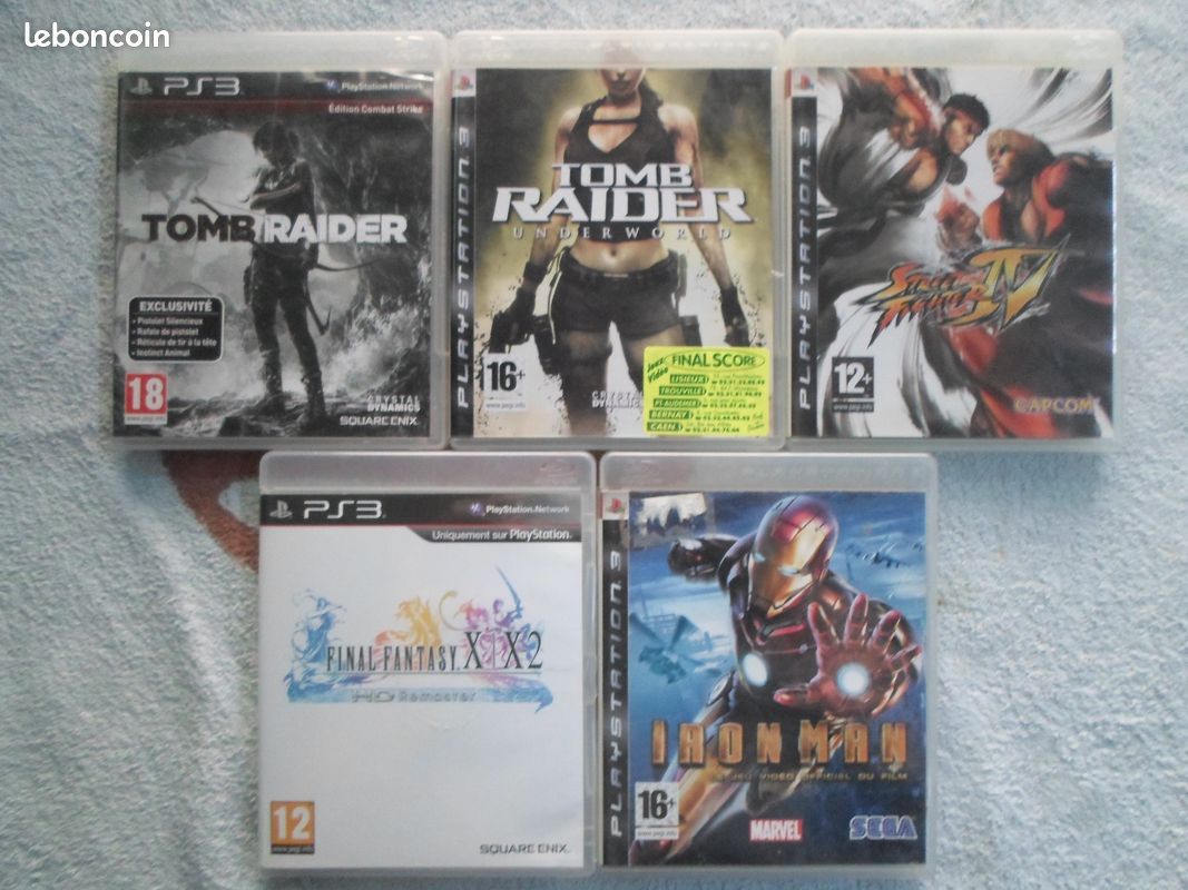 Lot de 5 jeux PS3 - 1