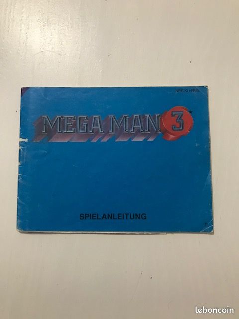 Megaman 3 notice nintendo nes - 1