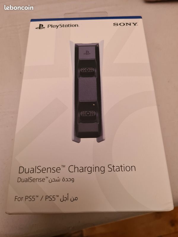 Station de charge dual sense PS5 charging Station neuf - 1