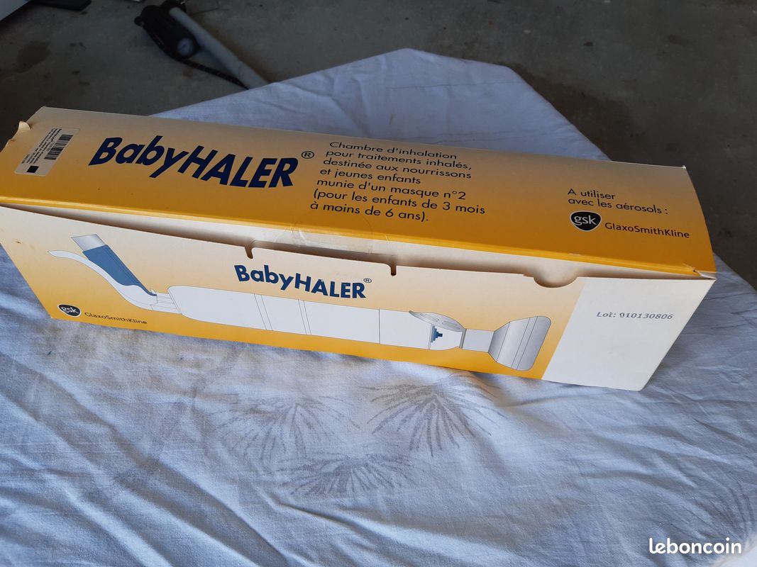 Chambre d'inhalation/inhalateur bébé et enfants GSK BabyHALER - 1
