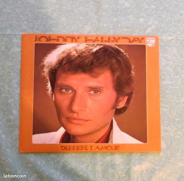 Vinyle 33Tours Johny Halliday Derrière l'Amour - 1
