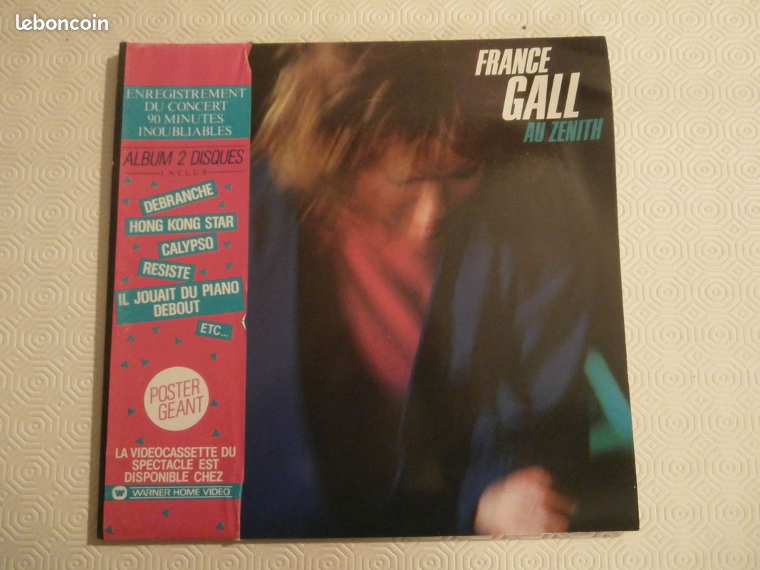 Vinyle 33T France Gall au Zénith 2 disques - 1