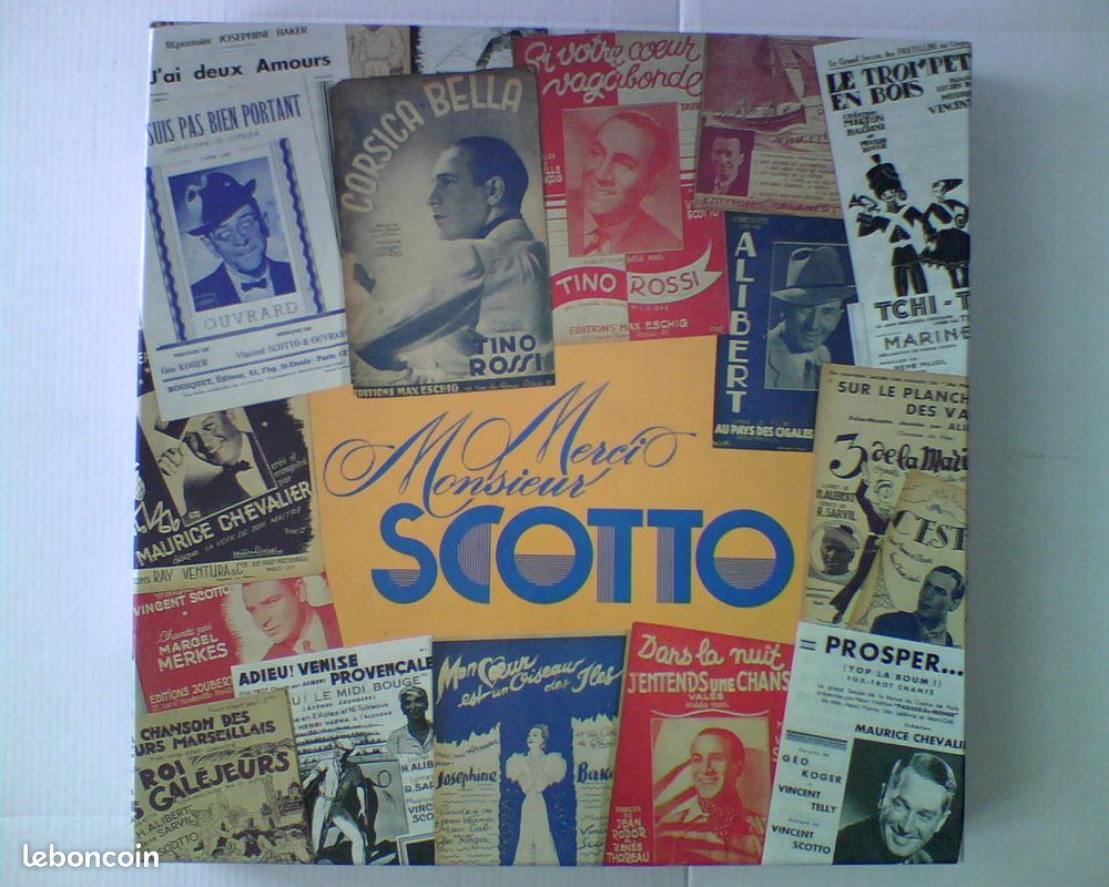 Coffret 9 vinyles "Merci Monsieur SCOTTO" - 1