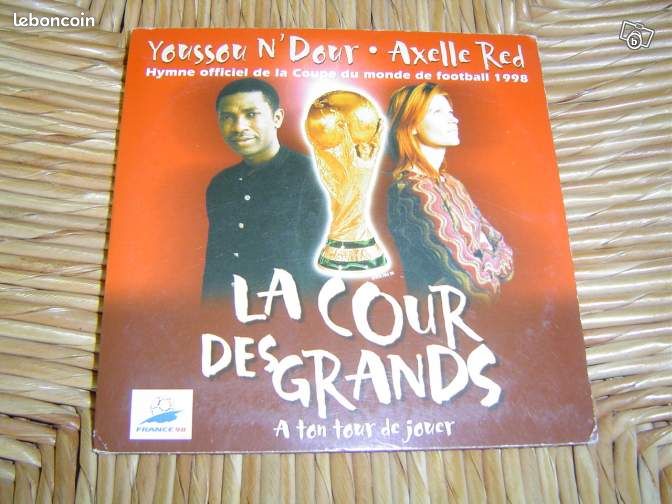 CD 2 titres Youssou N'Dour "La cour des grands" - 1