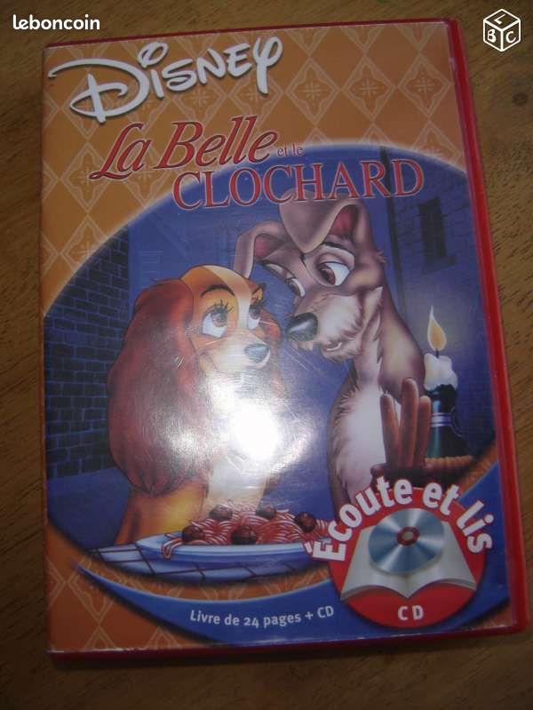 CD de Disney " La Belle et le Clochard" l'histoire - 1