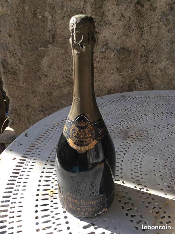 Bouteille champagne Dom Ruinart 1969 - 1