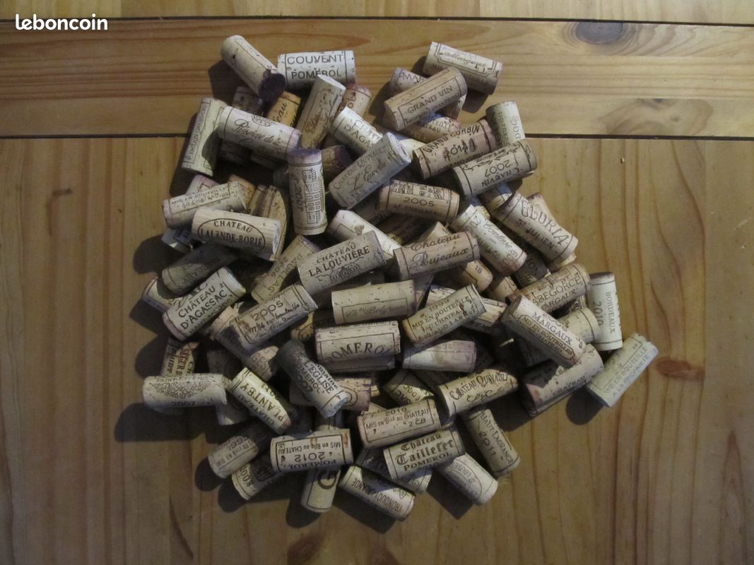 Lot de 100 bouchons de GRAND CRU de Bordeaux - 1