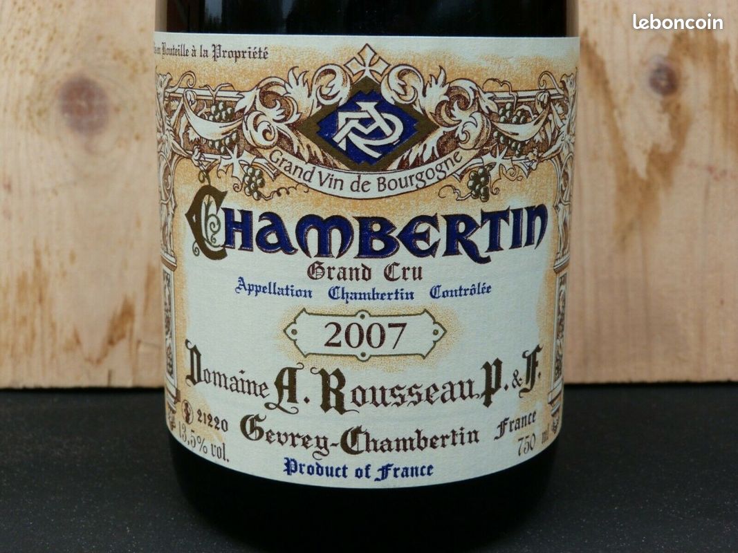 Chambertin Grand Cru 2007 du domaine Armand Rousseau - 1