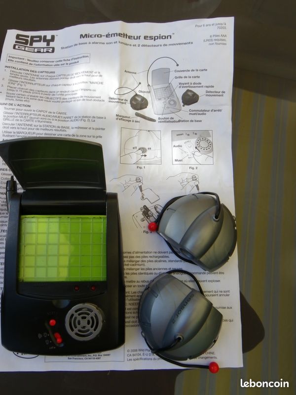 Kit espion Spy Gear" Micro-émetteur espion" - 1