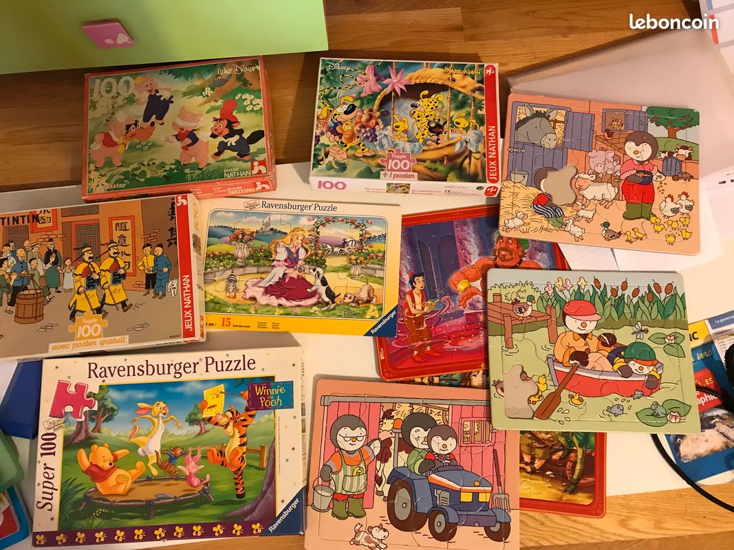 Puzzles enfant 100 pièces et 15 pièces - 1