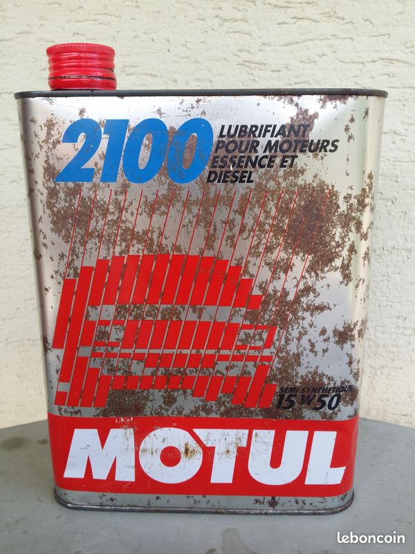 Ancien bidon lubrifiant moteur MOTUL - 1