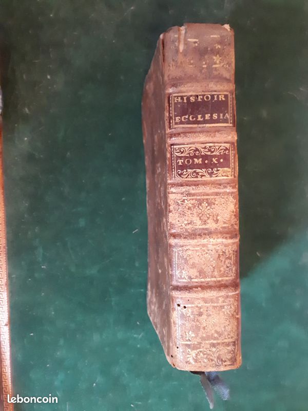 Ouvrage "Abrégé de l'histoire ecclésiastique" 1ère édition 1754 tome X - 1