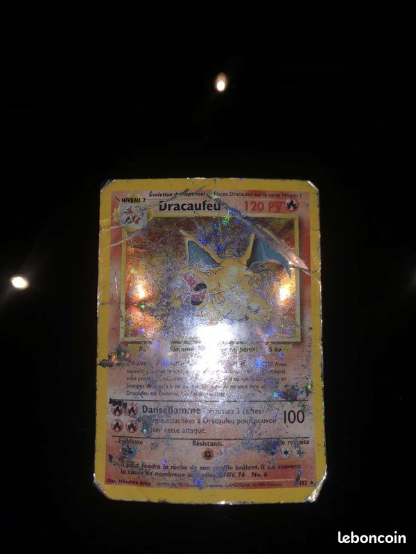 Carte Pokémon dracaufeu première fr - 1