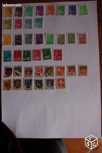 Lot de 100 timbres oblitérés francais - Lot n°2 - 1