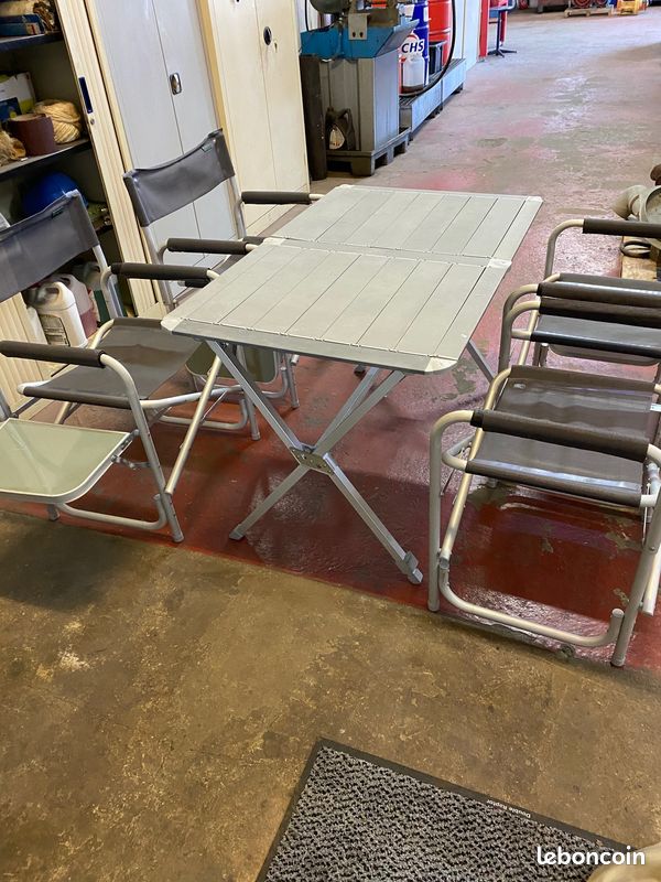 Table et chaise pliante ideal camping car - 1